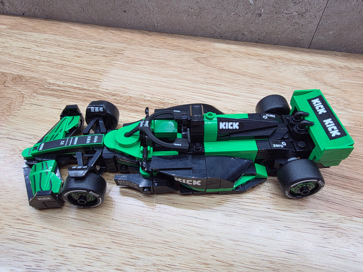Kit de mise à niveau pour Halo, T-Cam et rétroviseurs Kick Sauber C44 – Compatible avec la voiture de course Speed Champions 77247 – Accessoire personnalisé imprimé en 3D