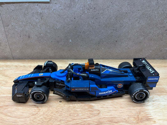 Kit de mise à niveau Halo, T-Cam et rétroviseur Williams FW46 – Compatible avec la voiture de course Speed Champions 77249 – Accessoire personnalisé imprimé en 3D