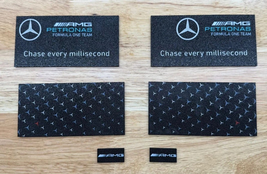 Mise à niveau personnalisée des panneaux du camion de l'équipe Mercedes F1 (compatible avec l'ensemble LEGO 60445)