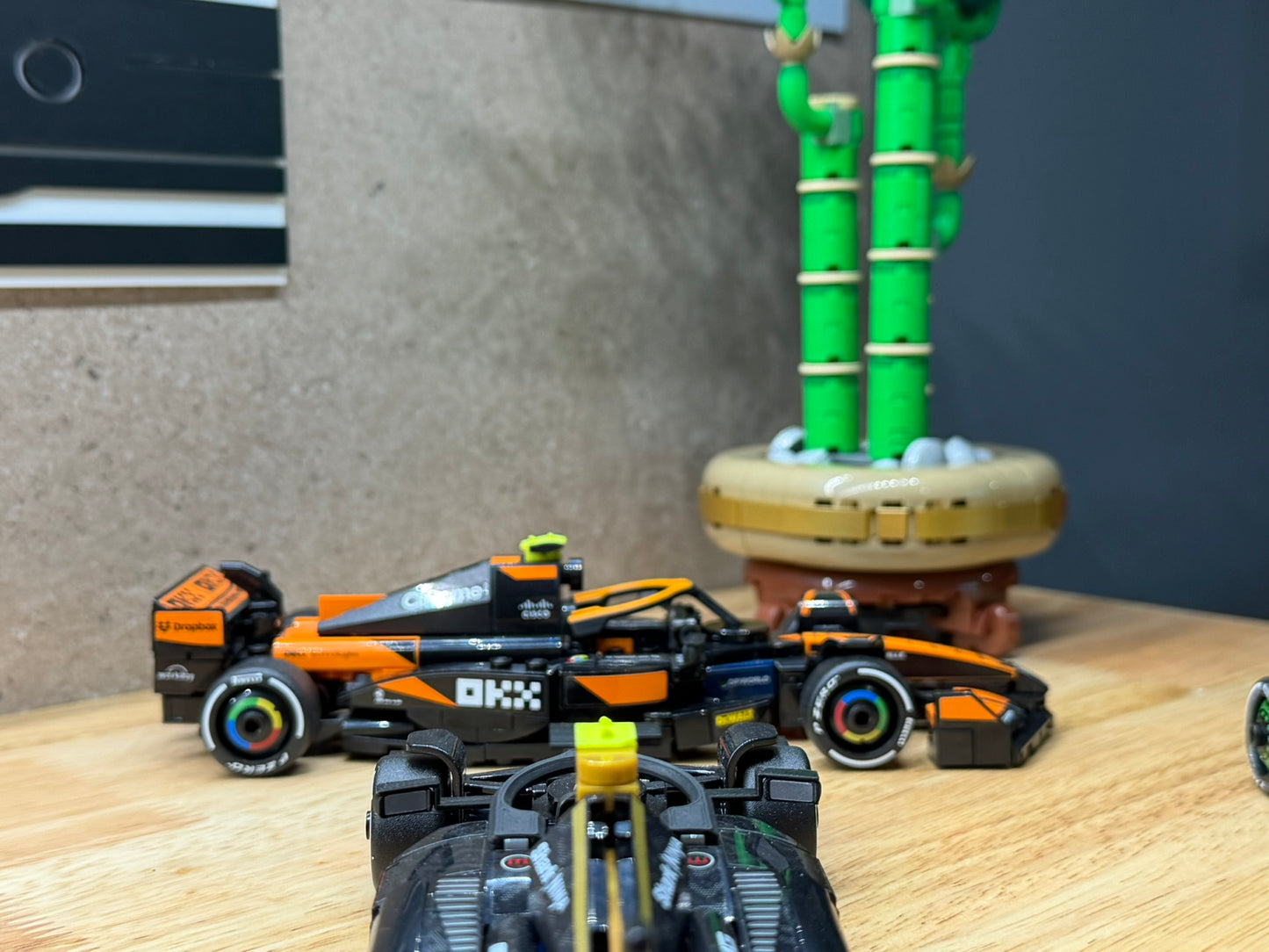 Kit de mise à niveau Halo, T-Cam et rétroviseur McLaren MCL38 – Compatible avec la voiture de course Speed Champions 77251 – Accessoire personnalisé imprimé en 3D