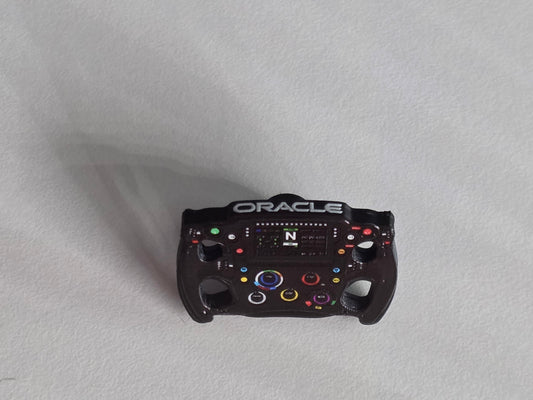 Oracle Red Bull RB20 F1 Steering Wheel (Compatible with LEGO Set 42206)