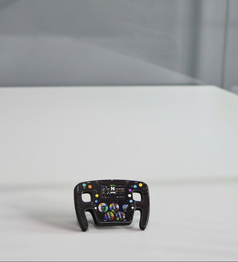 Aston Martin AMR25 F1 Steering Wheel (Compatible with LEGO Set 42240)