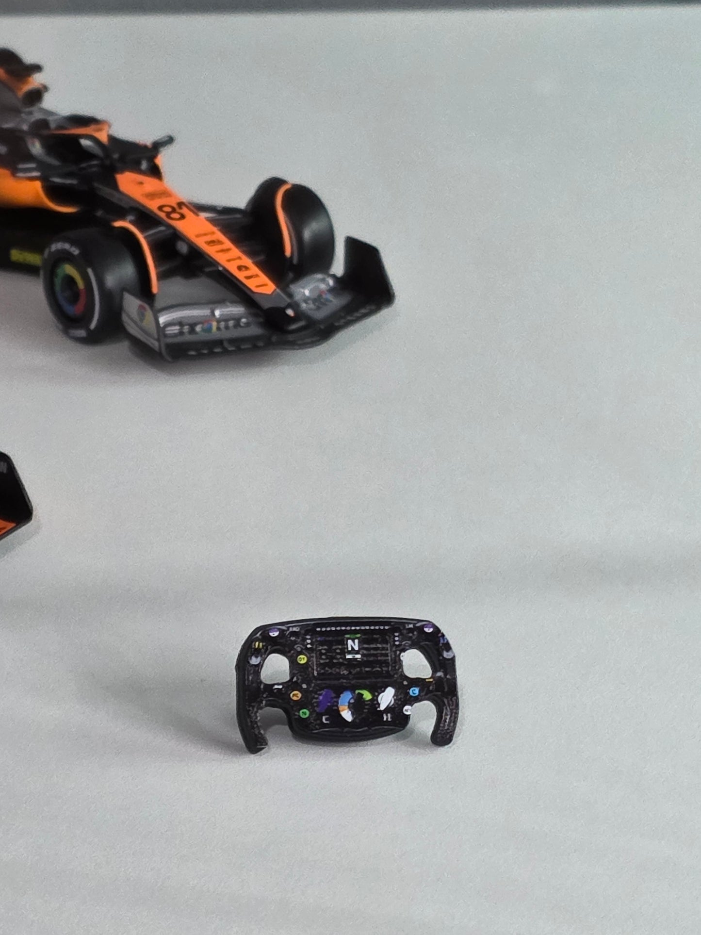 McLaren MCL39 F1 Steering Wheel (Compatible with LEGO Set 42228)