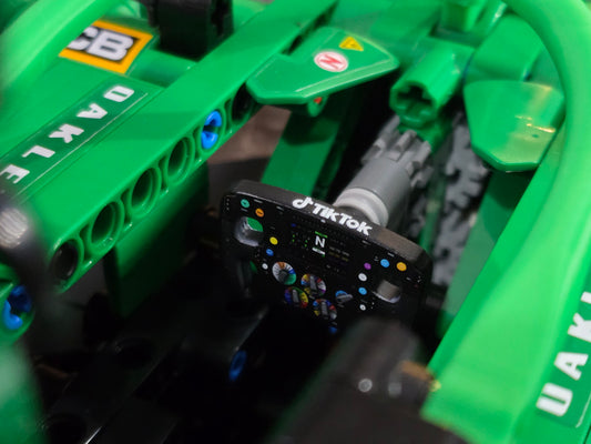 Aston Martin AMR25 F1 Steering Wheel (Compatible with LEGO Set 42240)