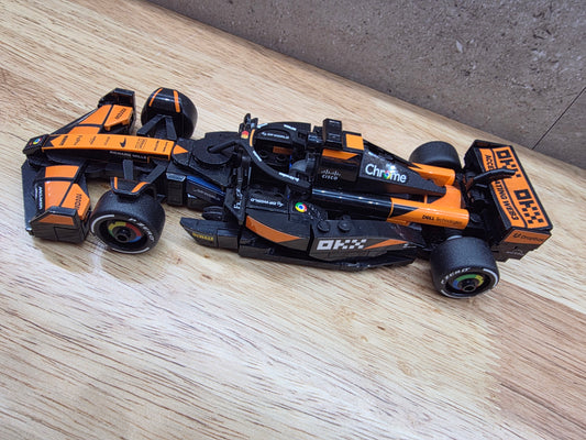 McLaren MCL38 Halo, T-Cam & Spiegel-Upgrade-Kit – Kompatibel mit Speed Champions 77251 Rennwagen – Maßgeschneidertes 3D-gedrucktes Zubehör