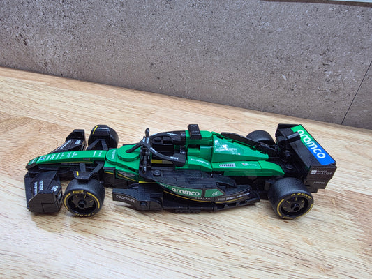 Aston Martin AMR24 Halo, T-Cam & Spiegel Upgrade Kit – Kompatibel mit Speed Champions 77245 Rennwagen – Maßgeschneidertes 3D-gedrucktes Zubehör