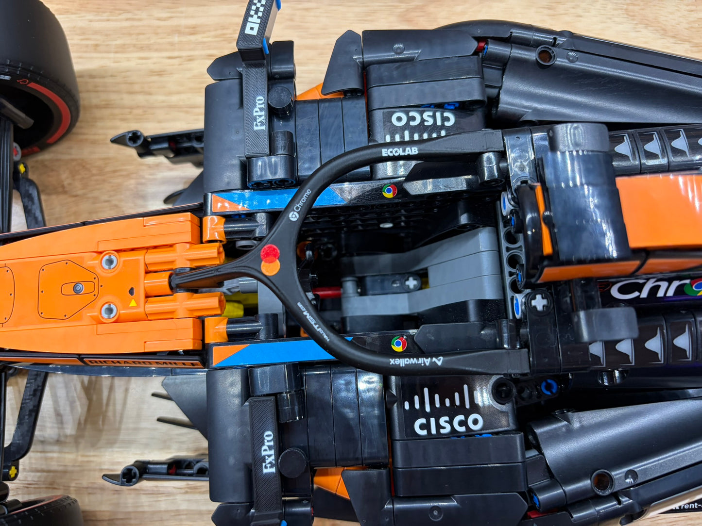 McLaren MCL39 Halo et Rétroviseur Améliorés (Compatible avec l'ensemble LEGO 42228)