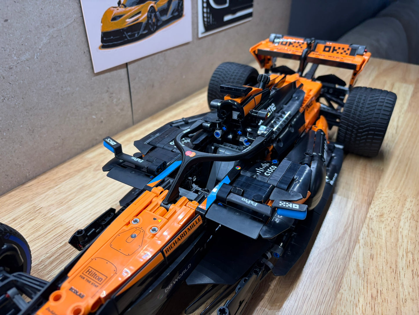 McLaren MCL39 Halo et Rétroviseur Améliorés (Compatible avec l'ensemble LEGO 42228)