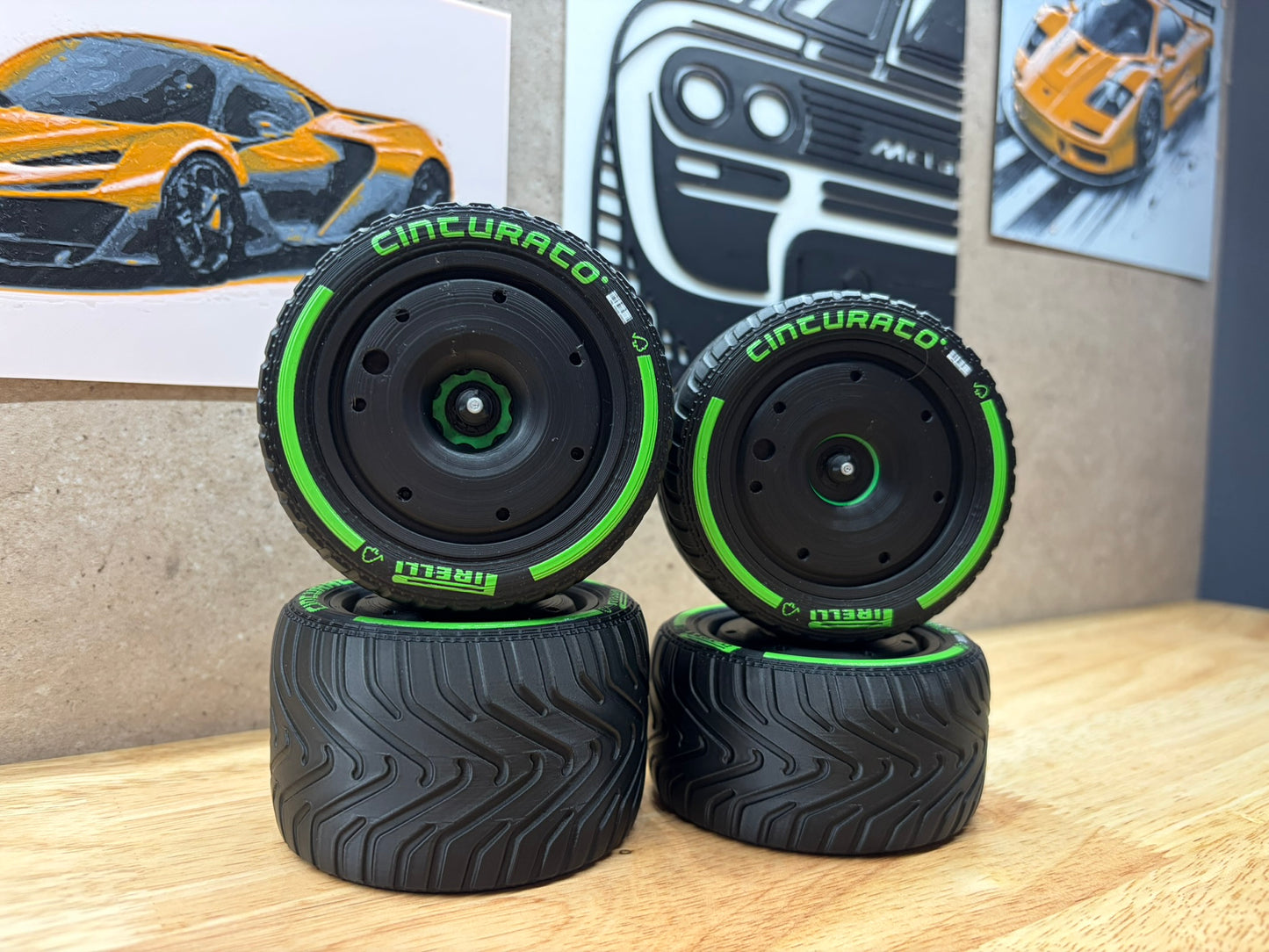 Roues style F1 pour Mercedes-AMG F1 W14 (compatibles avec le set LEGO 42171)