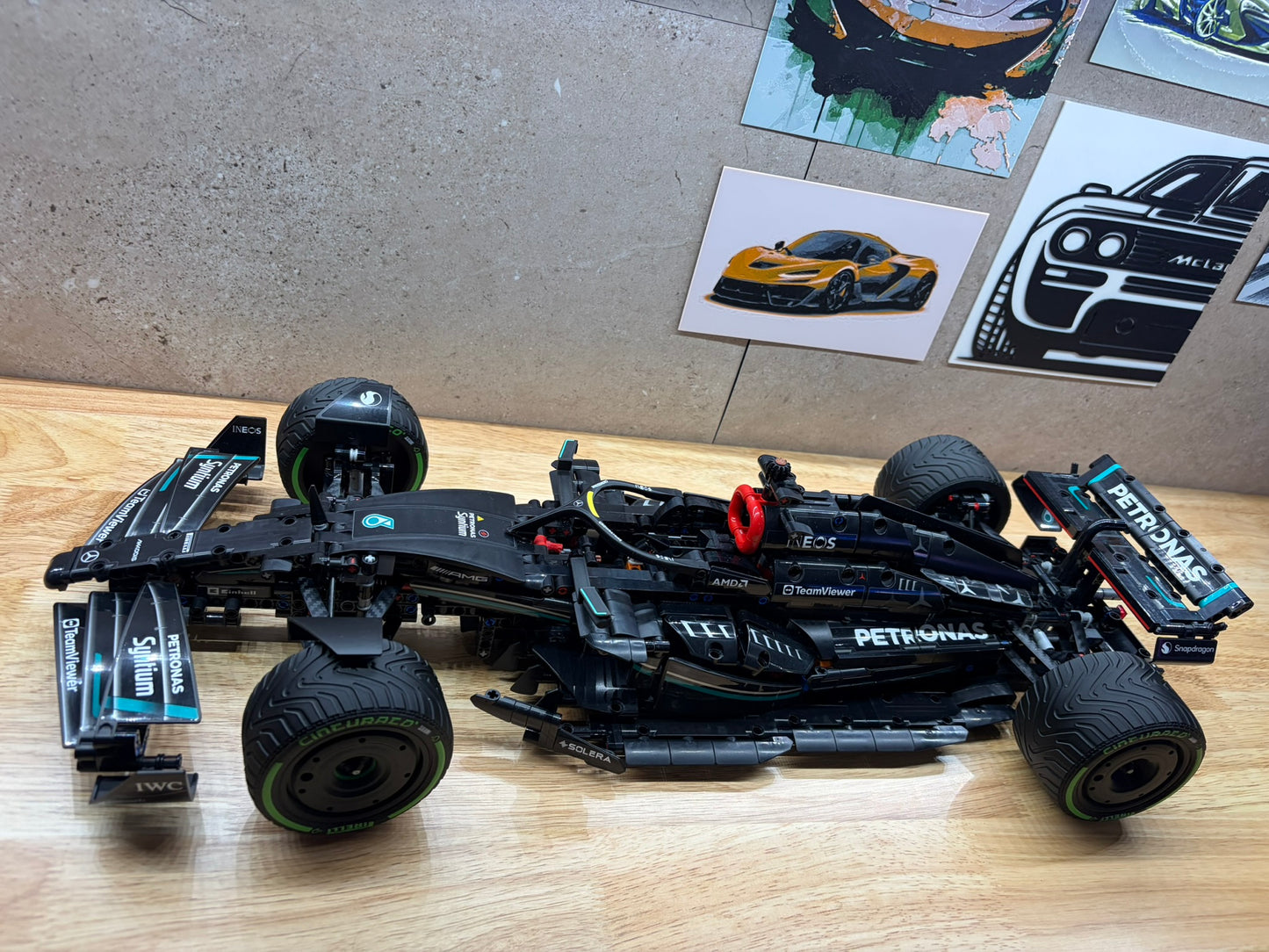 Mercedes-AMG F1 W14 Halo & Wing Mirror Upgrade (Compatible with LEGO Set 42171)