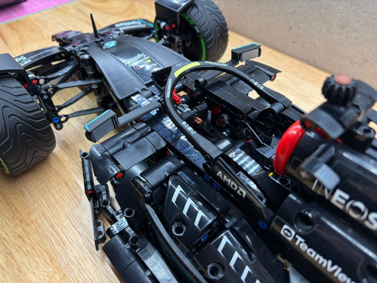 Mercedes-AMG F1 W14 Halo & Wing Mirror Upgrade (Compatible with LEGO Set 42171)