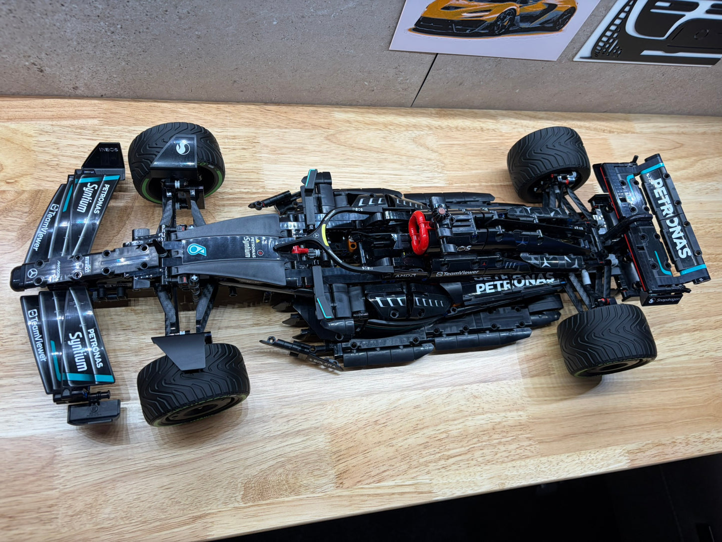 Roues style F1 pour Mercedes-AMG F1 W14 (compatibles avec le set LEGO 42171)