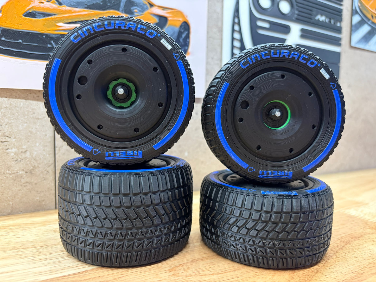 Roues style F1 pour Mercedes-AMG F1 W14 (compatibles avec le set LEGO 42171)