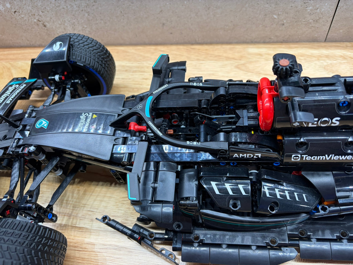 Mercedes-AMG F1 W14 Halo & Wing Mirror Upgrade (Compatible with LEGO Set 42171)