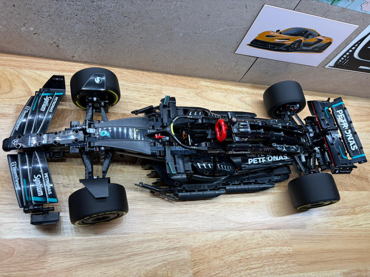 Mercedes-AMG F1 W14 Halo & Wing Mirror Upgrade (Compatible with LEGO Set 42171)