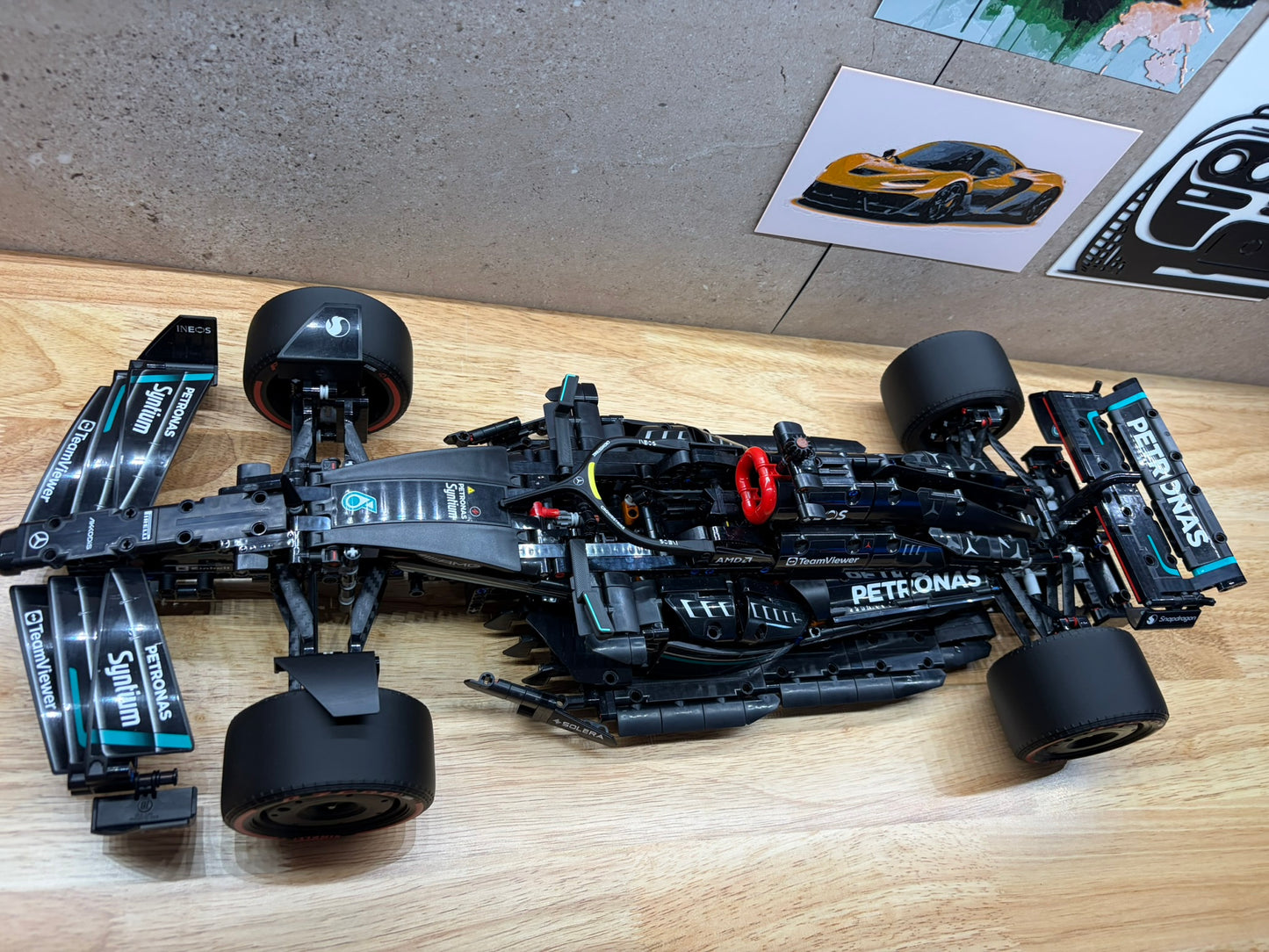 Roues style F1 pour Mercedes-AMG F1 W14 (compatibles avec le set LEGO 42171)