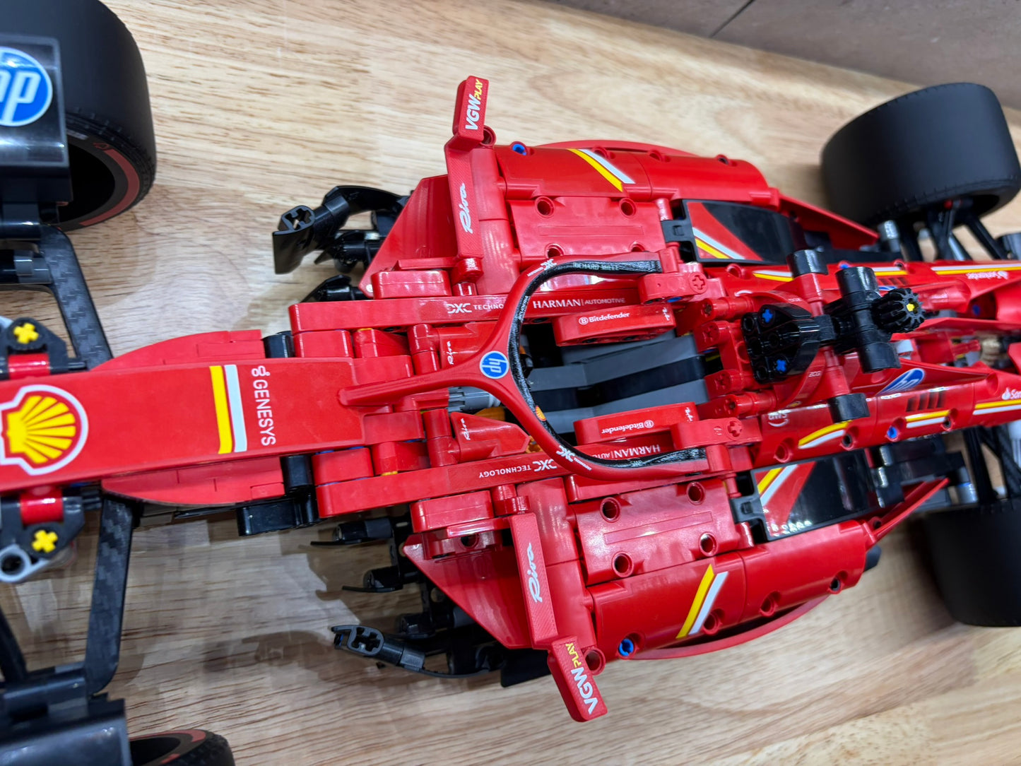 Ferrari SF-24 Halo & Wing Mirror Upgrade (Compatible with LEGO Set 42207)