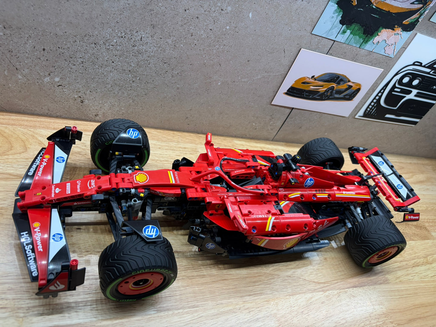 Jantes F1 pour Ferrari SF-24 (compatibles avec le set LEGO 42207)