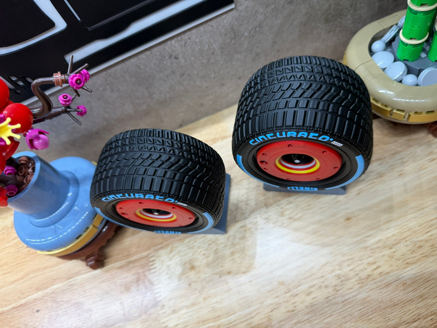 F1-Style Wheels for Ferrari SF-24 (LEGO® Set 42207)