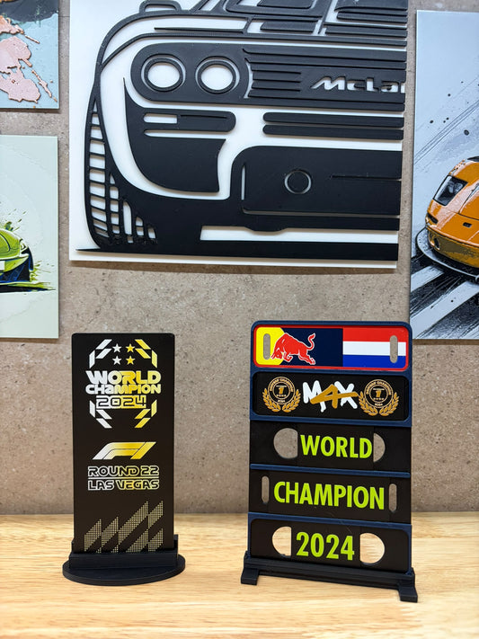 Max Verstappen 2024 Championship 2-Piece Display Set