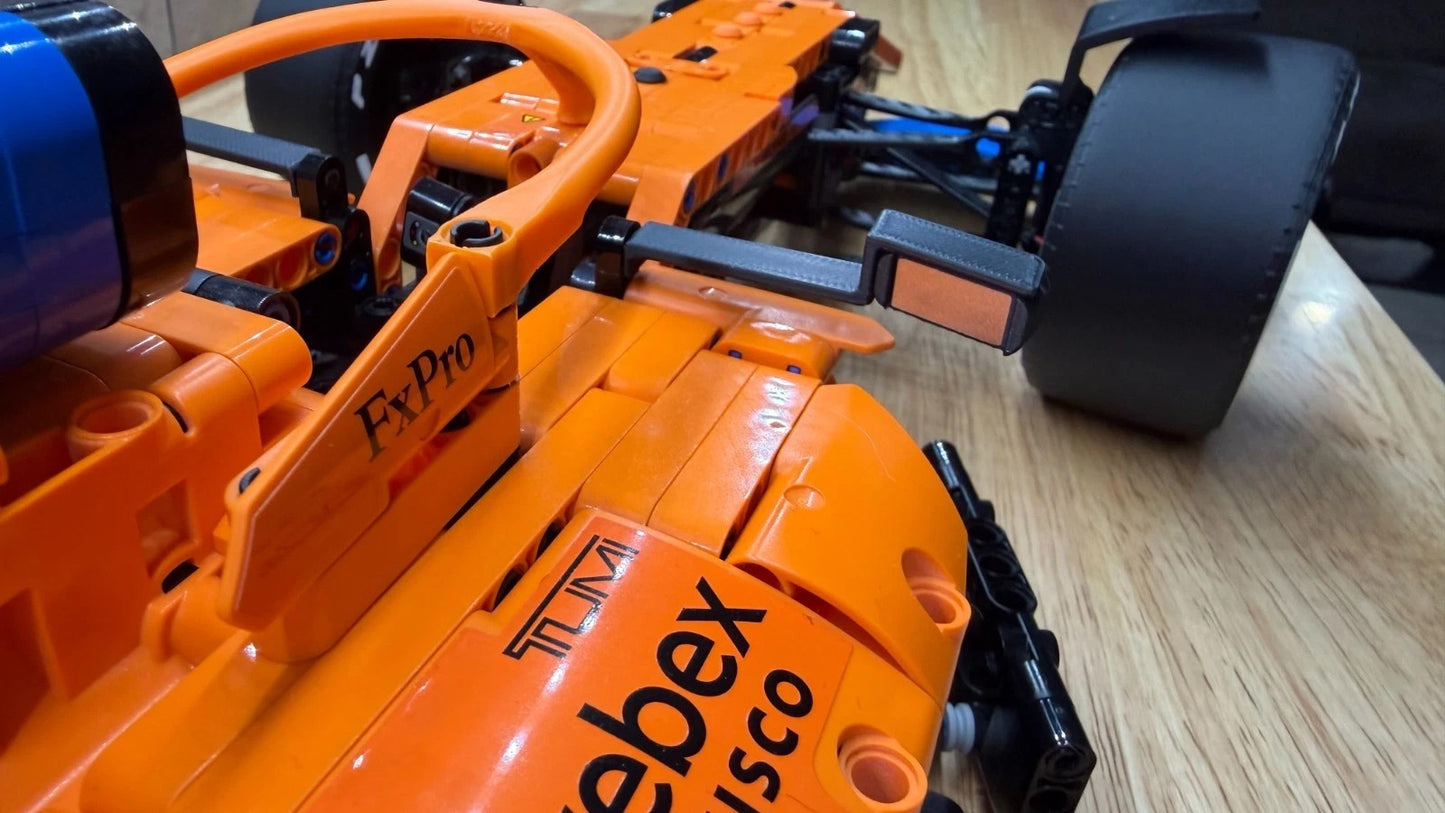 McLaren F1 Halo & Wing Mirror Upgrade (LEGO® Set 42141)