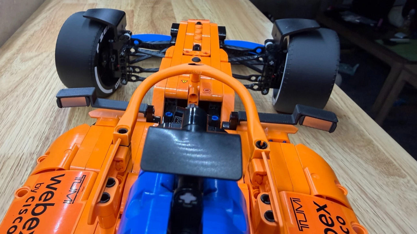 McLaren F1 Halo & Wing Mirror Upgrade (LEGO® Set 42141)