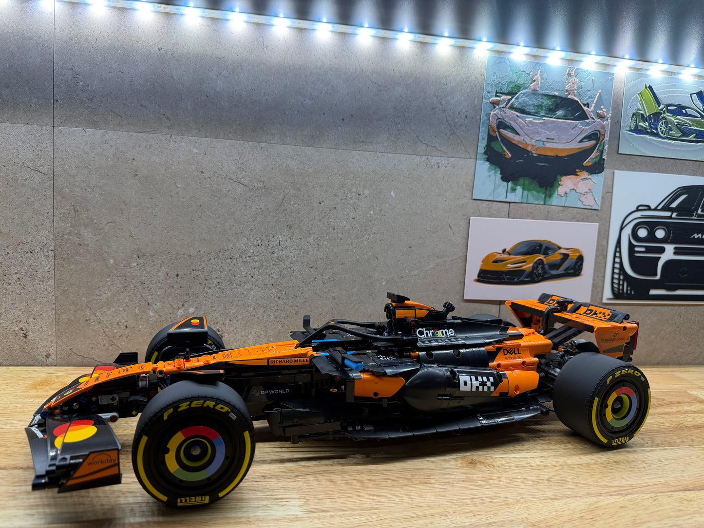 F1-Style Wheels for McLaren MCL39 (LEGO® Set 42228)