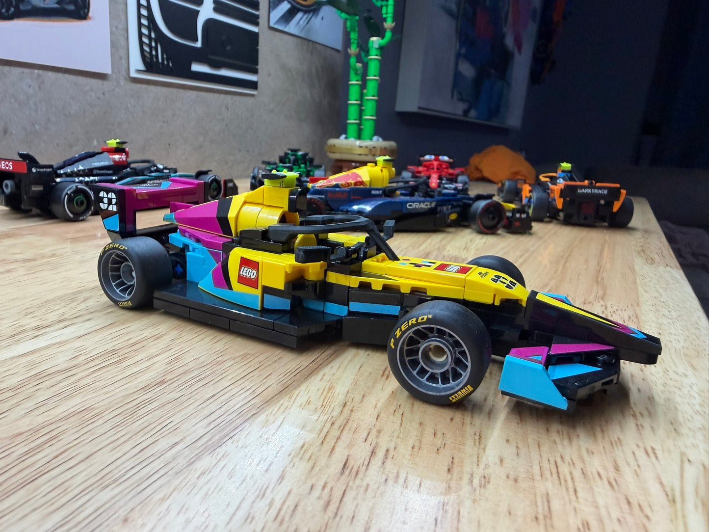 F1 Academy Halo, T-Cam et kit de mise à niveau des rétroviseurs – Compatible avec la voiture de course Speed Champions 77258 – Accessoire personnalisé imprimé en 3D