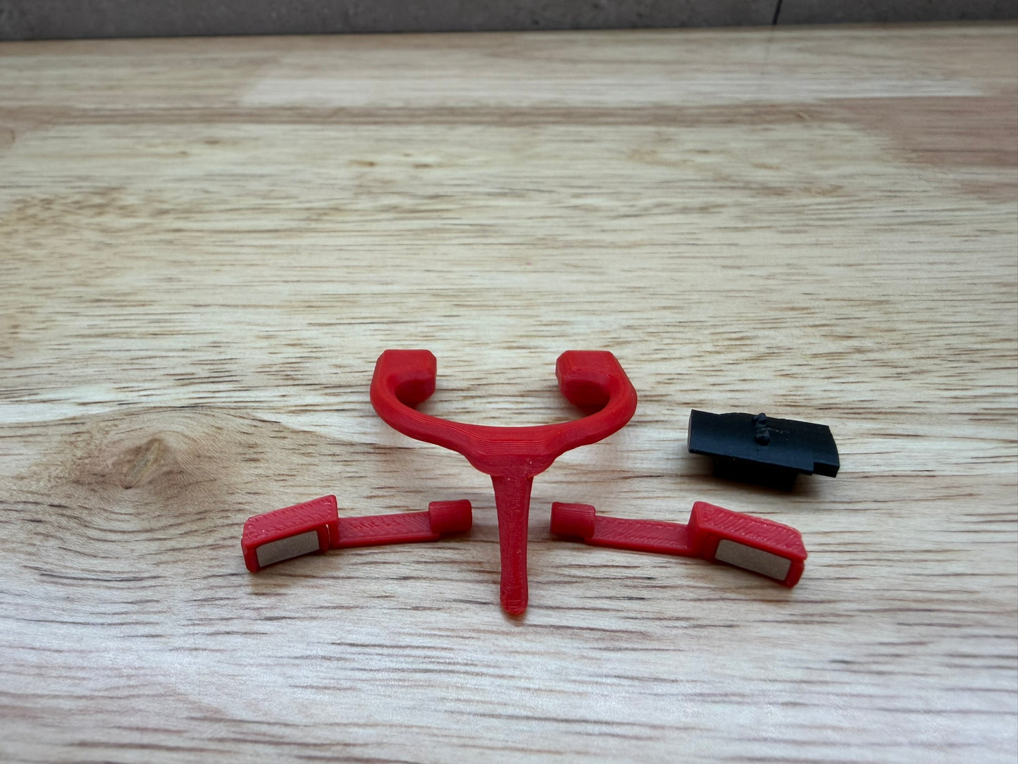 Kit de mise à niveau Halo, caméra embarquée et rétroviseur pour Ferrari SF-24 – Compatible avec la voiture de course Speed Champions 77242 – Accessoire personnalisé imprimé en 3D