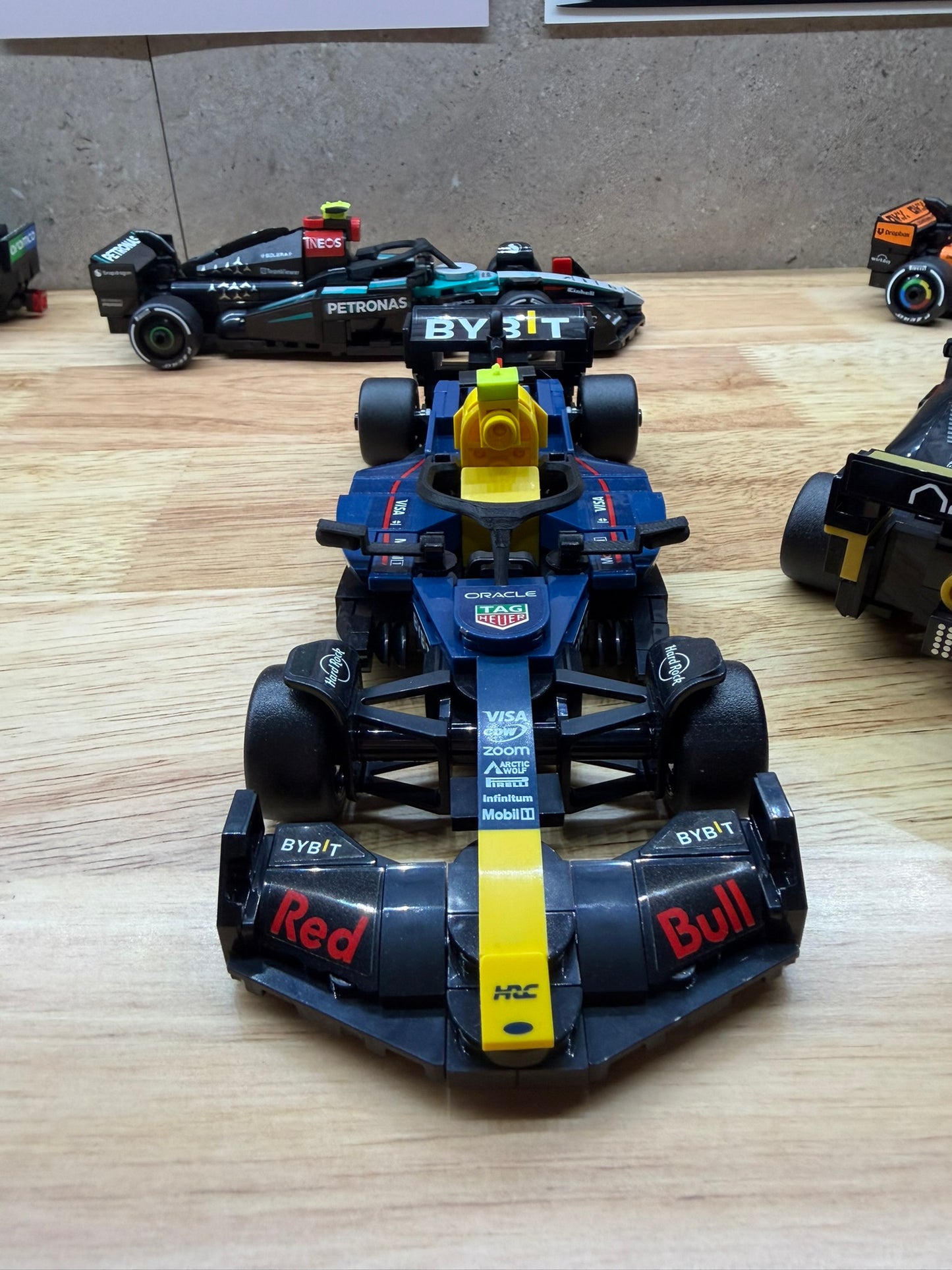 Kit d'amélioration Halo, T-Cam et rétroviseurs pour Red Bull RB20 – Compatible avec la voiture de course Speed Champions 77243 – Accessoire personnalisé imprimé en 3D