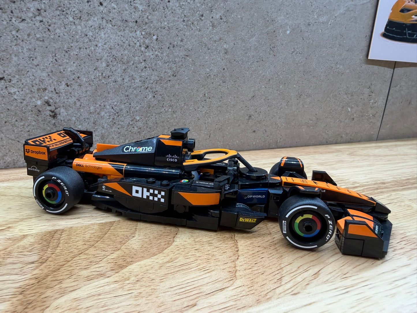 Kit de mise à niveau Halo, T-Cam et rétroviseur McLaren MCL38 – Compatible avec la voiture de course Speed Champions 77251 – Accessoire personnalisé imprimé en 3D