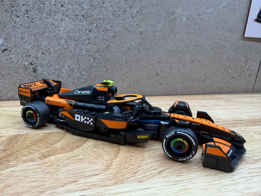 Kit de mise à niveau Halo, T-Cam et rétroviseur McLaren MCL38 – Compatible avec la voiture de course Speed Champions 77251 – Accessoire personnalisé imprimé en 3D