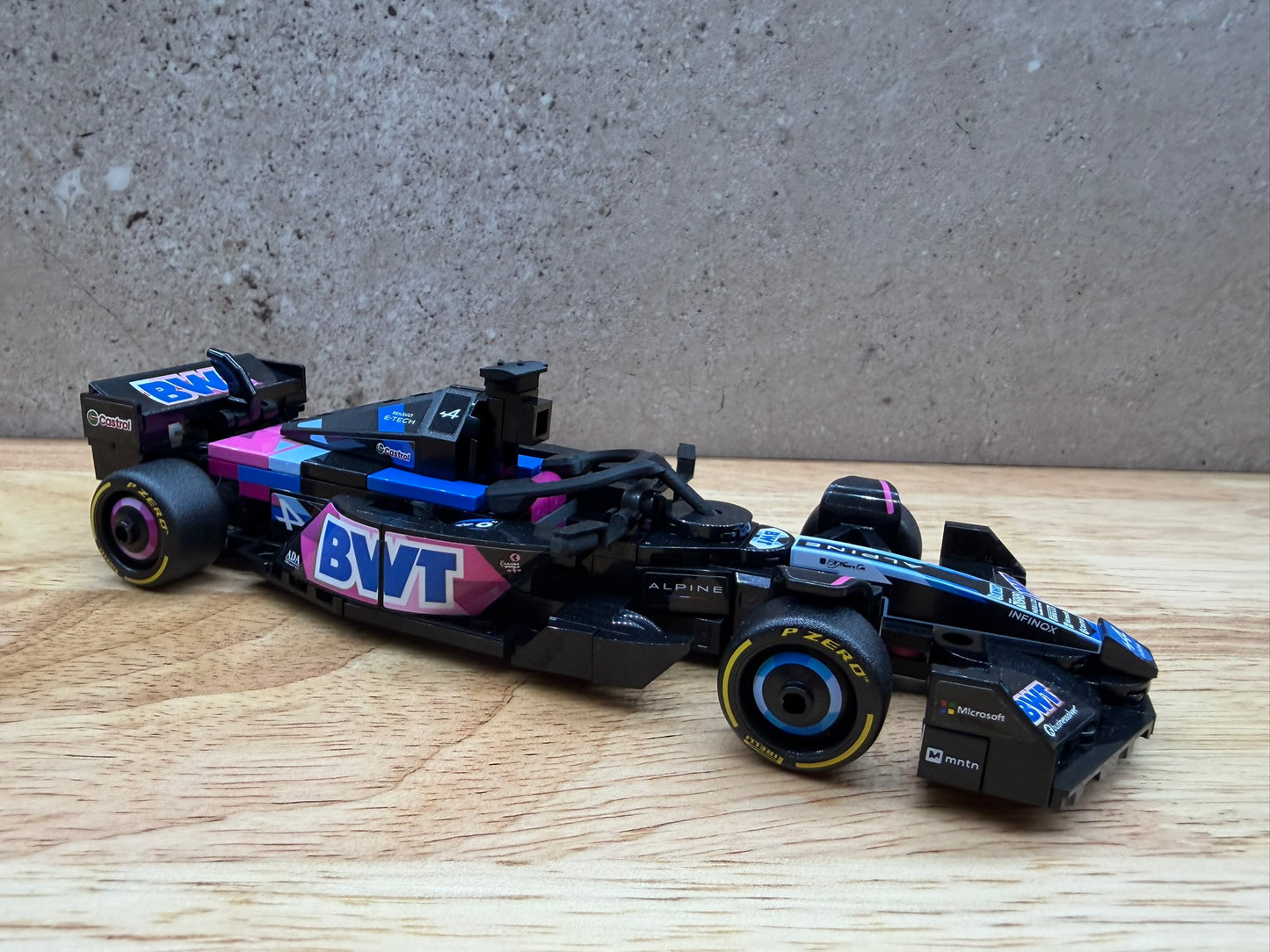 Alpine A524 Halo, T-Cam & Mirror Upgrade Kit – Compatible with Speed Champions 77248 Race Car – Custom 3D Printed Accessory