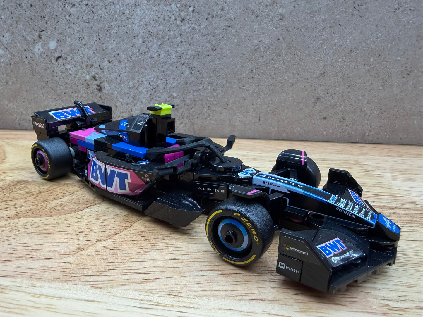 Alpine A524 Halo, T-Cam & Mirror Upgrade Kit – Compatible with Speed Champions 77248 Race Car – Custom 3D Printed Accessory