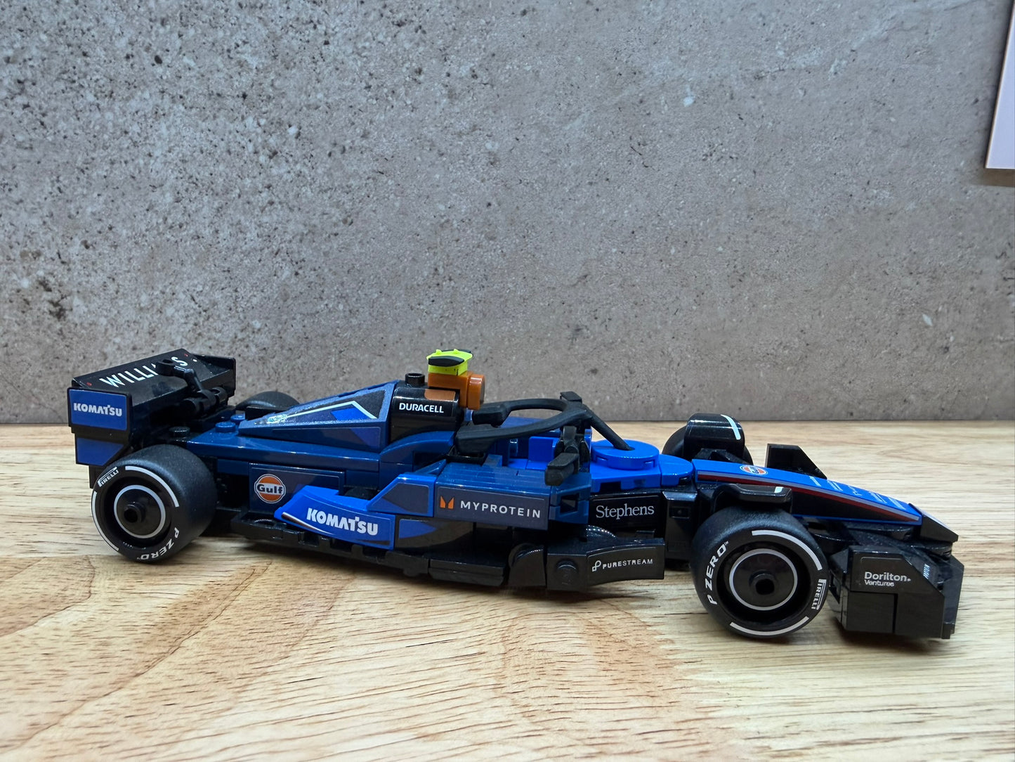 Kit de mise à niveau Halo, T-Cam et rétroviseur Williams FW46 – Compatible avec la voiture de course Speed Champions 77249 – Accessoire personnalisé imprimé en 3D