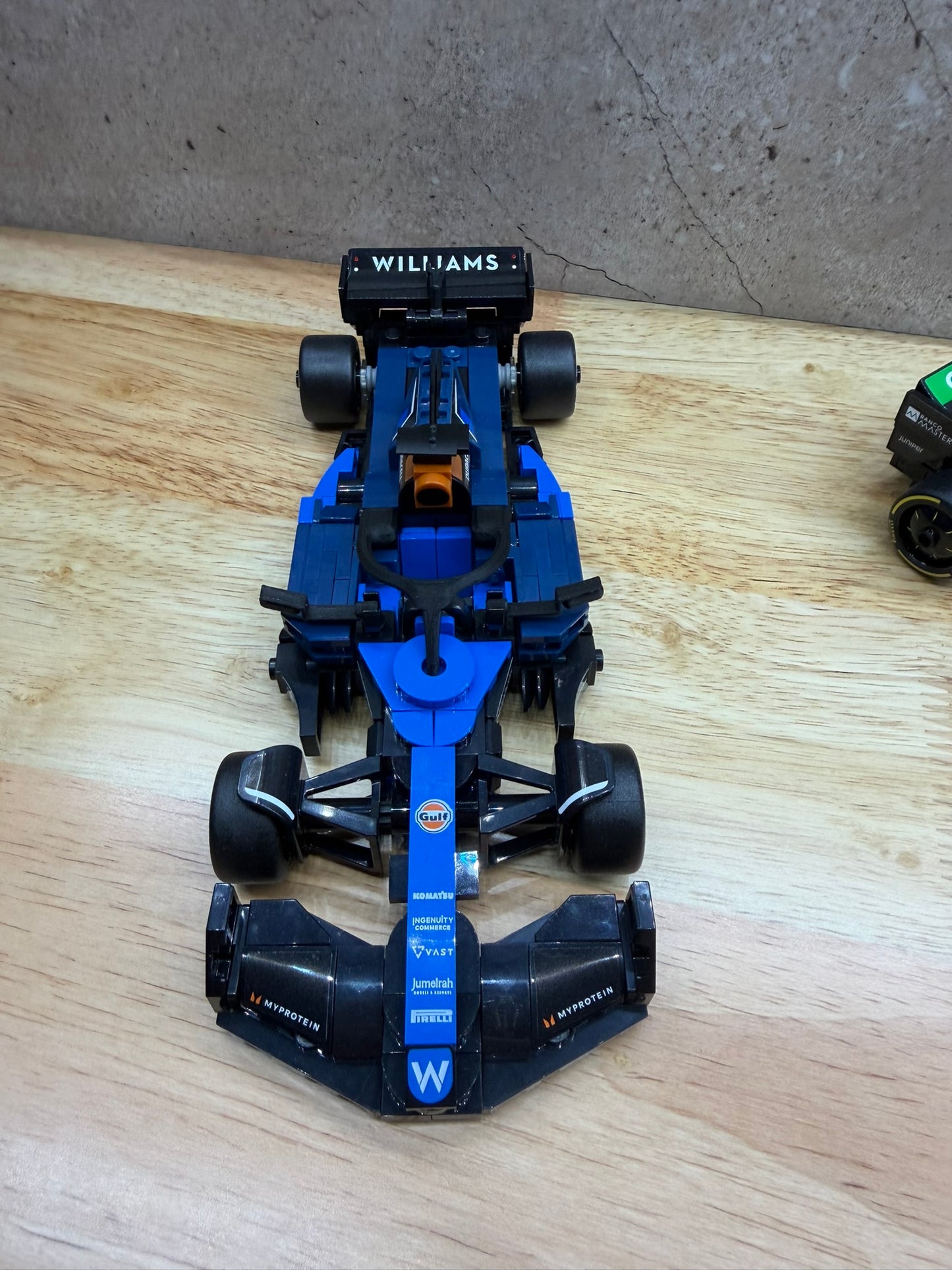 Kit de mise à niveau Halo, T-Cam et rétroviseur Williams FW46 – Compatible avec la voiture de course Speed Champions 77249 – Accessoire personnalisé imprimé en 3D