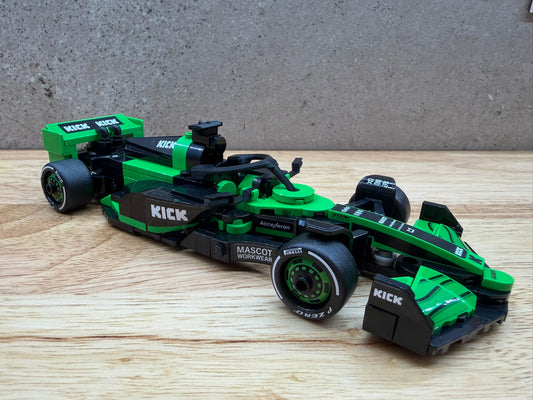 Kit de mise à niveau pour Halo, T-Cam et rétroviseurs Kick Sauber C44 – Compatible avec la voiture de course Speed Champions 77247 – Accessoire personnalisé imprimé en 3D