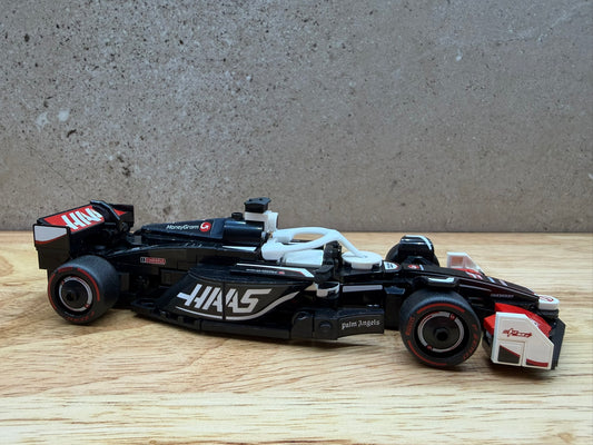 Kit d'amélioration Halo, T-Cam et rétroviseurs Haas VF-24 – Compatible avec la voiture de course Speed Champions 77250 – Accessoire personnalisé imprimé en 3D