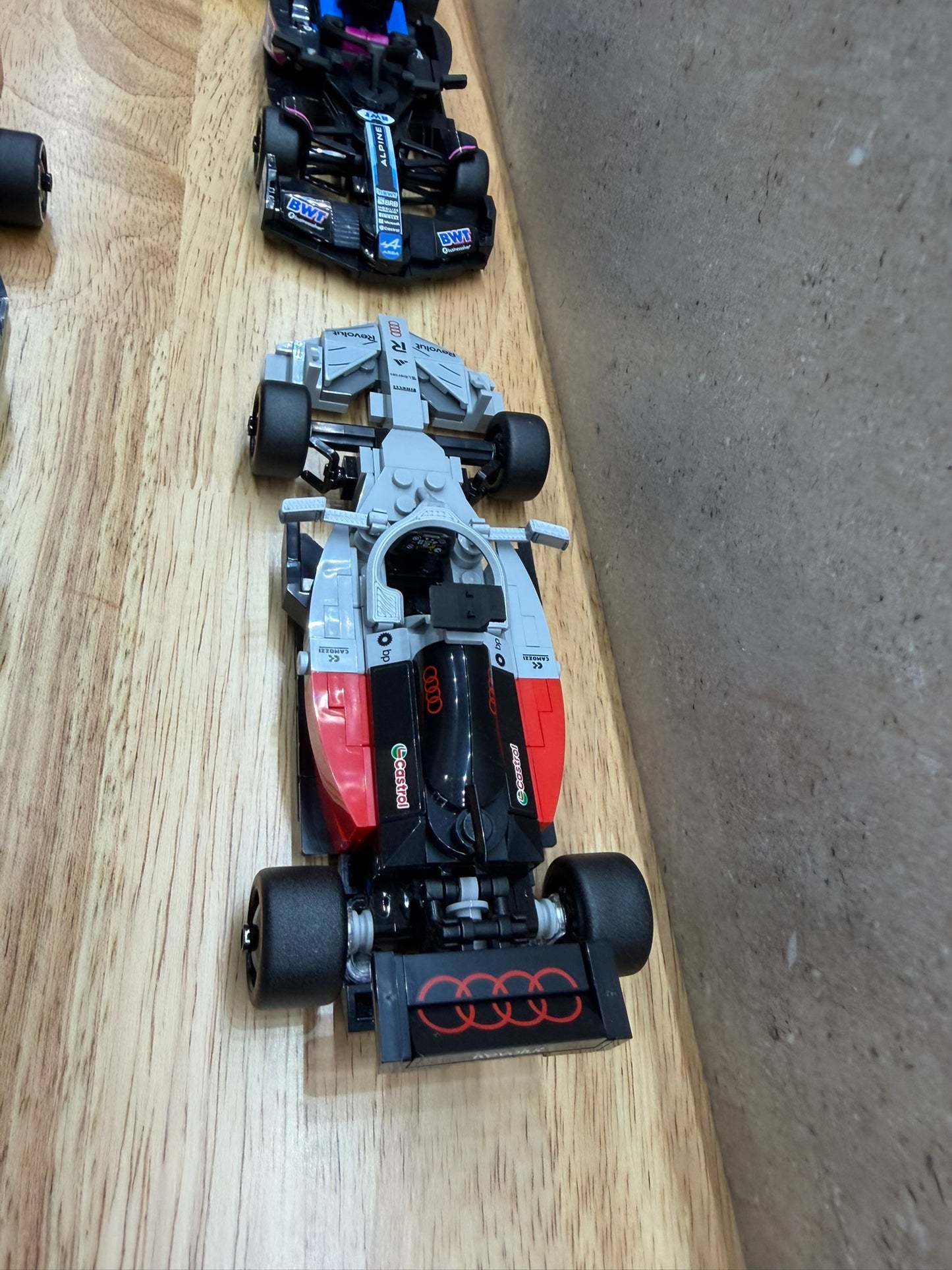 Kit d'amélioration Halo, T-Cam et rétroviseur Audi R26 – Compatible avec la voiture de course Speed Champions 77259 – Accessoire personnalisé imprimé en 3D