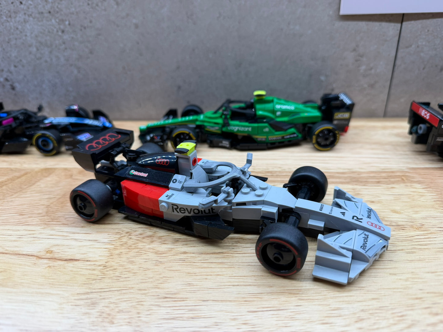 Kit d'amélioration Halo, T-Cam et rétroviseur Audi R26 – Compatible avec la voiture de course Speed Champions 77259 – Accessoire personnalisé imprimé en 3D